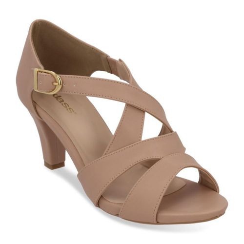 Sandalias Zapatillas Mujer Color Beige Tacon 6cm 031-99