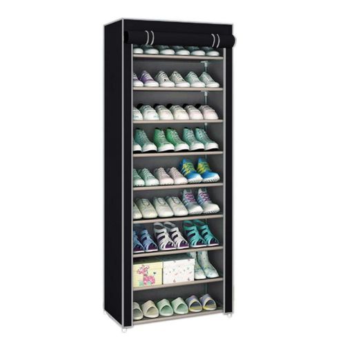 Zapatera Organizador Closet Repisa Armable Mueble Multiusos Negro