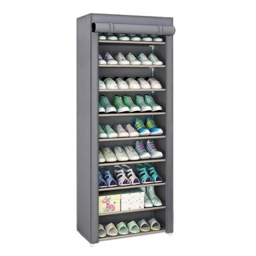 Zapatera Organizador Closet Repisa Armable Mueble Multiusos Gris