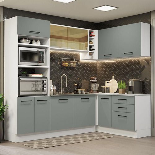 Cocina Integral Completa Modular Madesa Agata 399cm BG 01