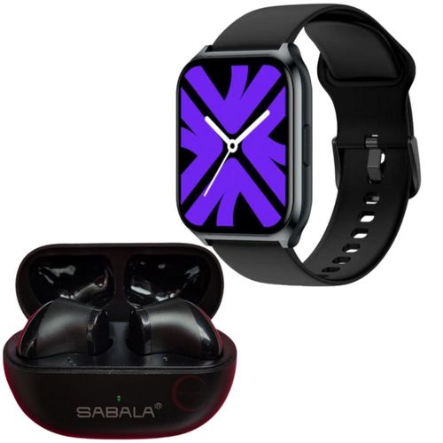 Smartwatch Filwans GTS Mini + Audífonos SABALA ST 549 NEGRO