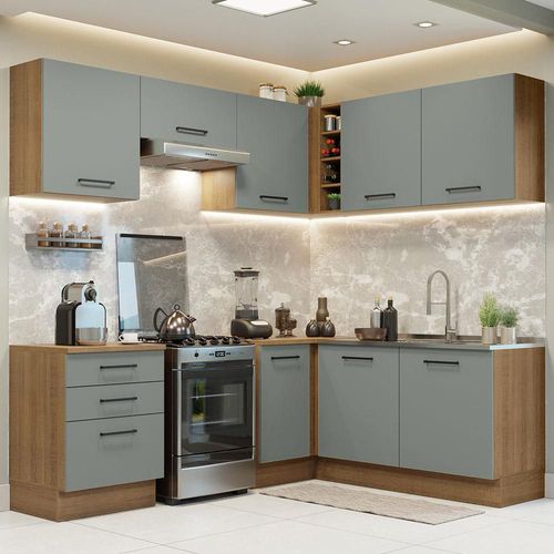 Cocina Integral Completa Modular Madesa Agata 399cm MG 01