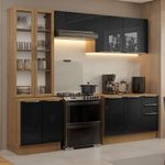 01-GRLX2700047K-perspectiva-ambientada-armario-cozinha-completa-270cm-rustic-preto-lux-madesa-04