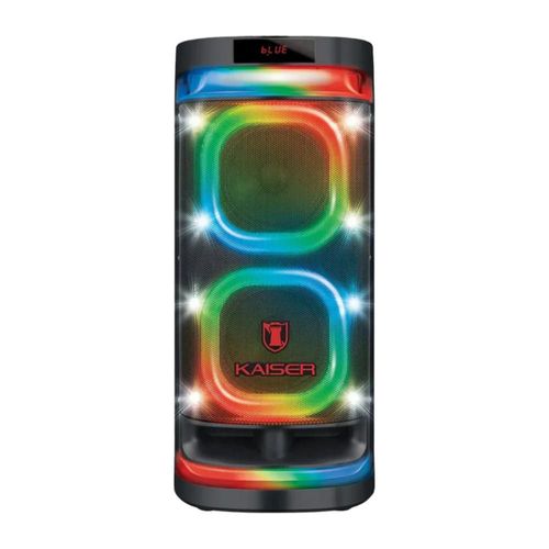 Bafle Recargable Kaiser KSW-8024 2X8" Infinity Cuadrado, Bluetooth END10