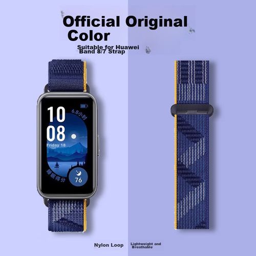 Correa de reloj Iboann Nylon Azul Sereno