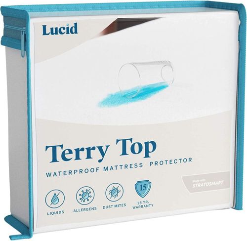 Lucid Protector de colchón impermeable tamaño Queen
