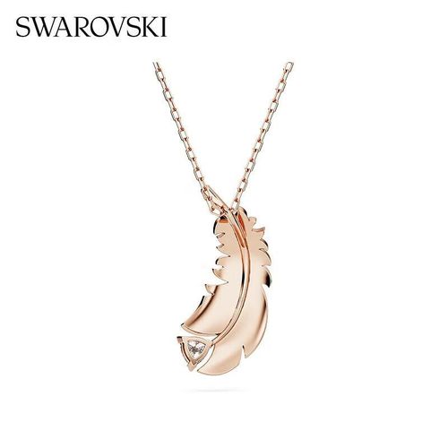 Collar SWAROVSKI IDYLLIA chapado en oro rosa con circonitas para mujer