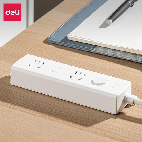 Multicontacto Deli Pearl Blanco 3 Salidas 1m