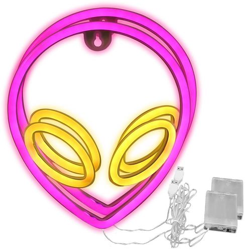 Decoracion Led LuminAlien02 MXALR-002 Letrero Neon Alienigena