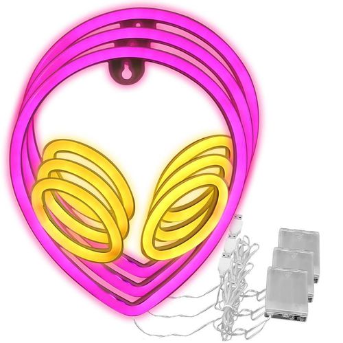 Decoracion Led LuminAlien02 MXALR-003 Letrero Neon Alienigena