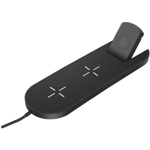 Cargador Inalámbrico Qi 3 en 1 TripleFold MXHPF-001 Base Tipo Cargador Reloj 3 en 1