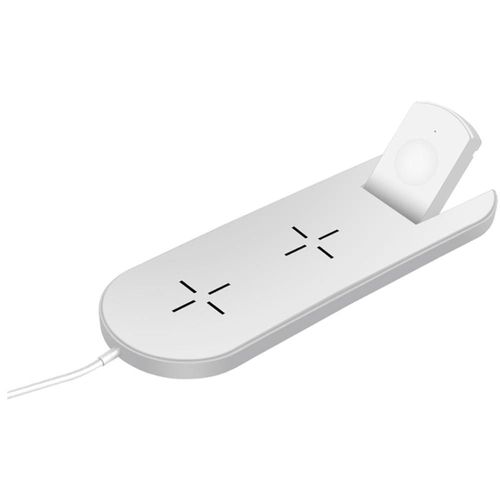 Cargador Inalámbrico Qi 3 en 1 TripleFold MXHPF-002 Base Tipo Cargador Reloj 3 en 1