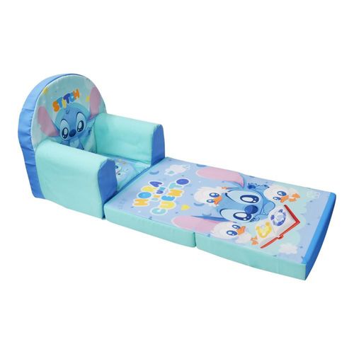 Sillón Infantil Disney Stitch Convertible A Cama De Espuma