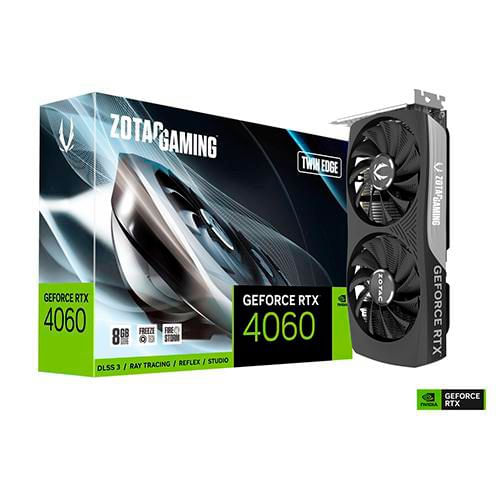 Tvideo Zotac Rtx4060 Twin Edge 8Gb Gddr6 Hdmi Dp Zt-D40600E-10M