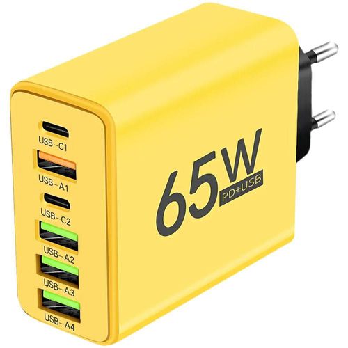 Cargador USB NexusYellowEU MXNXY-001 Adaptador de Carga Multiple