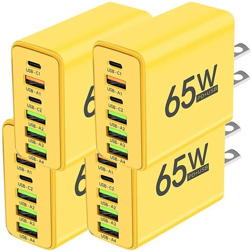 Cargador USB NexusYellow MXNXS-004 Adaptador para Cargar Teléfonos