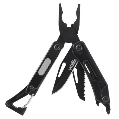 Multiherramienta Wallis de 8 usos K900390, mango aluminio negro