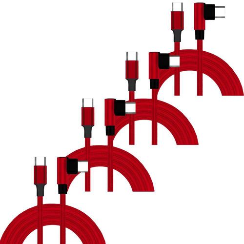 Cable USB-C Carga Rápida FusionRed2LI MXKRR-004 Cable de transferencia USB-C 90°