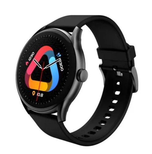QCY Smartwatch GT, AMOLED, Android/iOS, Negro - Resistente al Agua