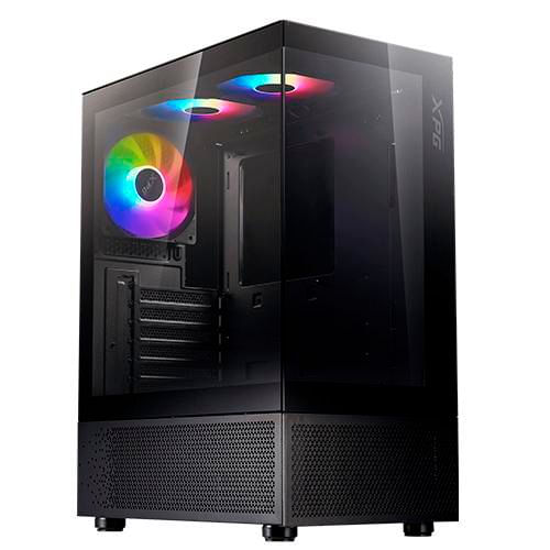 Gabinete Adata Xpg Invader X Mini Negro Argb Atx S/Fuente Cristal Invaderxminimt-Bkcww
