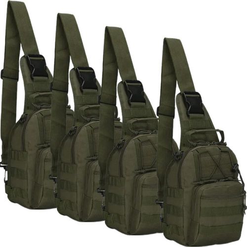 Mochila táctica militar de hombro UrbanBackGreen MXUBI-004 Bolso de camuflaje