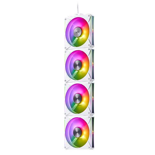 Ventilador Adata Xpg Hurricane Mag 120 X4 Pwm Argb Blanco Hurricanemag120Argbpwm4C-Whcww
