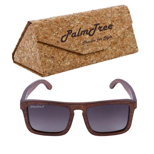 Lentes Roots Polarized PalmTree Roots Polarized MXSPI-001 Lentes con Armazon de Madera