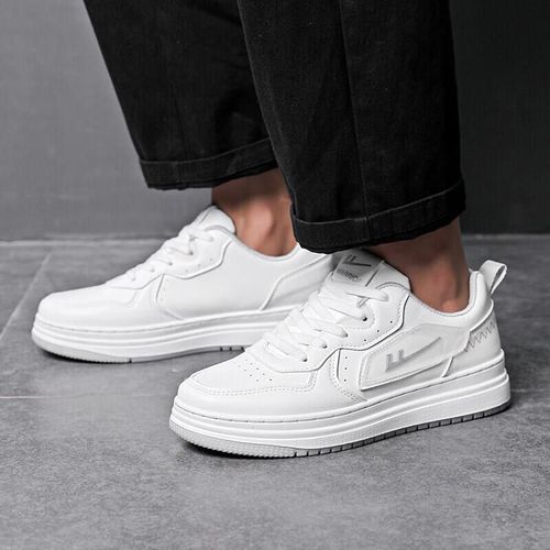 Tenis casuales WXP(WZ)-0628 de tela Blanco/Gris para hombre