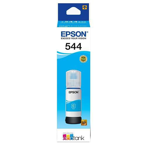 Tinta Epson T544 Cyan 65ml multifuncional ecotank l3150 l3110 l5190