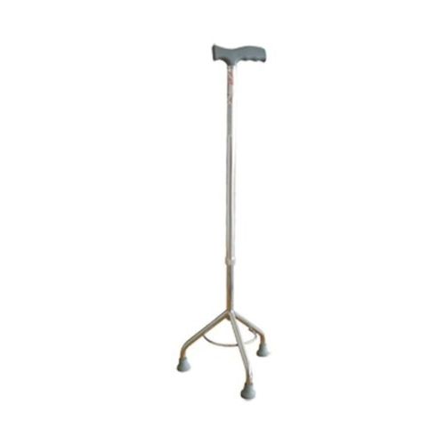 Bastón Aluminio Mango Ergonómico 3 apoyos Plata Speedy