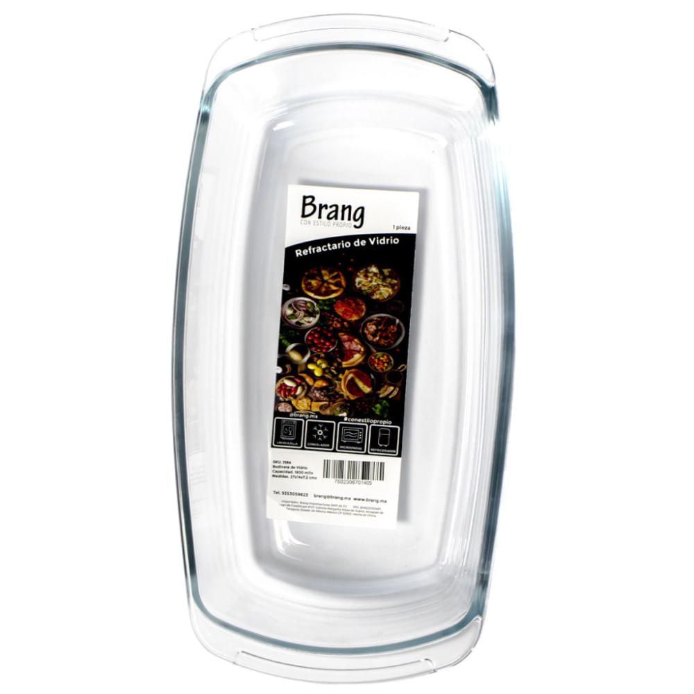 Budinera de Vidrio Con Capacidad Para 1800 ml Brang