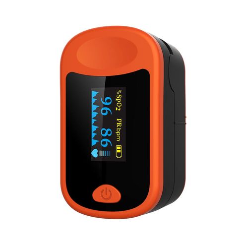 Oxímetro Naranja Digital Médico Pulso De Dedo Fs20e Inhalacare
