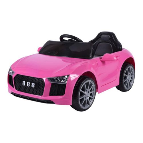 Montable Eléctrico Carro Aeiou B008 Tactopiel Y Llantas Eva Rosa