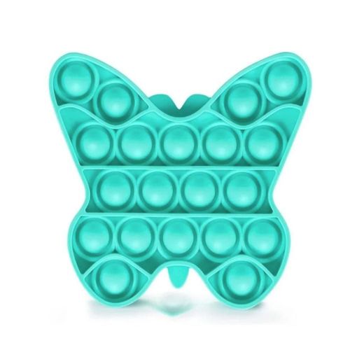 Juguete Antiestrés Push Bubbles Pop It Mariposa Aqua