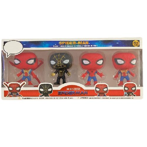 Figura Pop Spiderman Friends 4 Pack