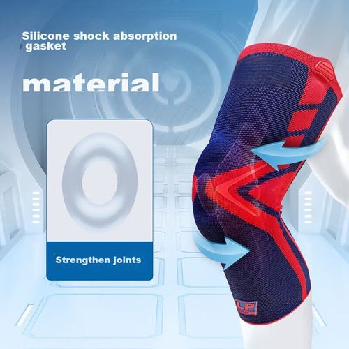 Soporte De Rodilla Lp Sports Con Resorte Burdeos