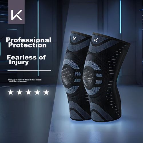 Soporte De Rodilla Xuanmo Delgado Antideslizante Negro