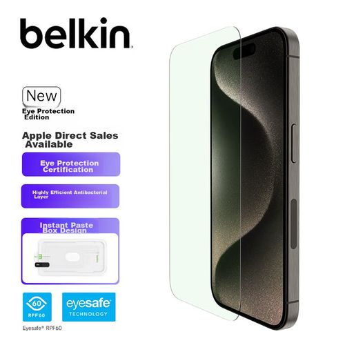 Mica Protector De Pantalla Belkin Para iPhone 16 Pro Max Anti-Reflejo