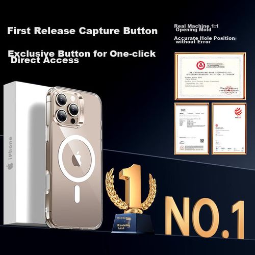 Funda Para IPHONE 16 Pro Esr Transparente TPU Magnética