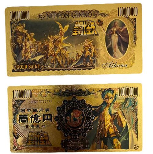 Billete Conmemorativo Anime Saint Seiya Acuario Camus