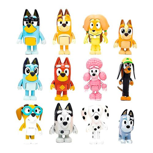Figuras Familia Amigos Perros 12 Pzs