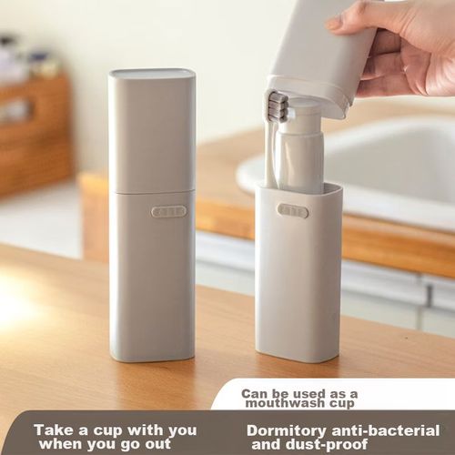 Vaso Portátil para Enjuague Bucal Compacto