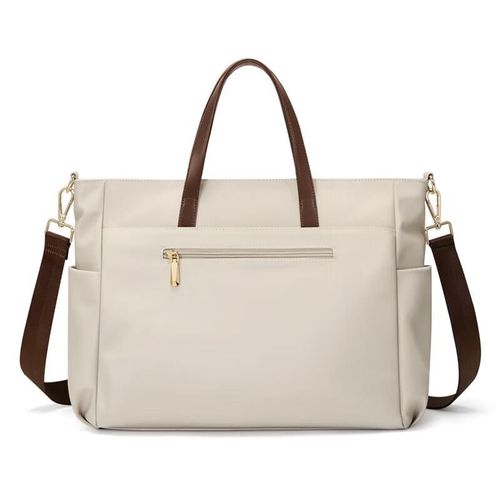 Mochila de golf GOLF para laptop 14" de tejido impermeable Almendra/Rosa/Carbón para mujer