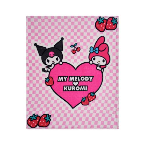 Cobertor Frazada Kuromi y My Melody
