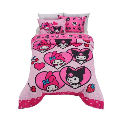 Edrecolcha Matrimonial Kuromi y My Melody