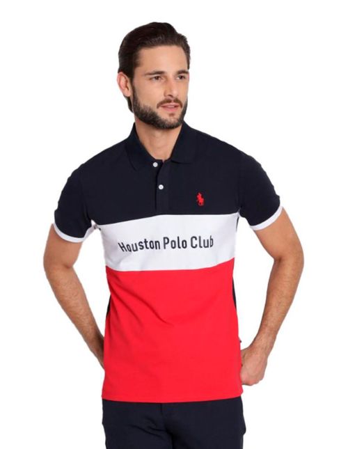 Playera Polo roja de la marca Hpc Polo