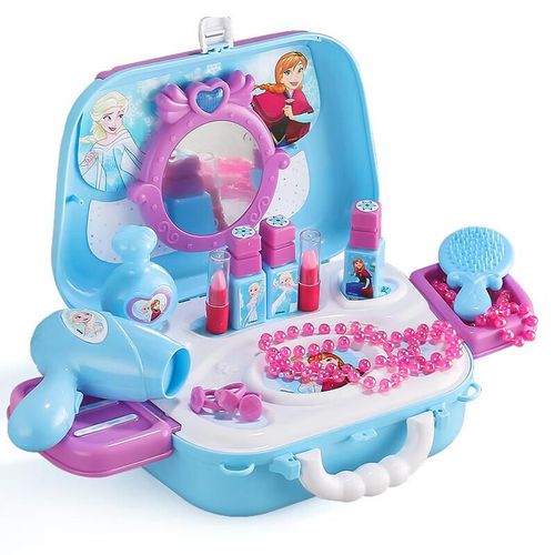 Mochila de juguete con set de maquillaje DISNEY FROZEN 8 piezas para niñas
