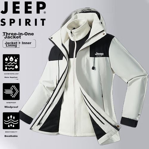 Chamarra Impermeable 3 en 1 JEEP SPIRIT Para Hombre