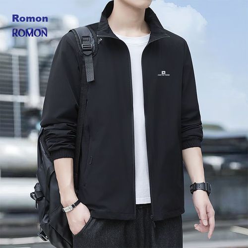 Abrigo Casual a Prueba de Viento Para Hombre