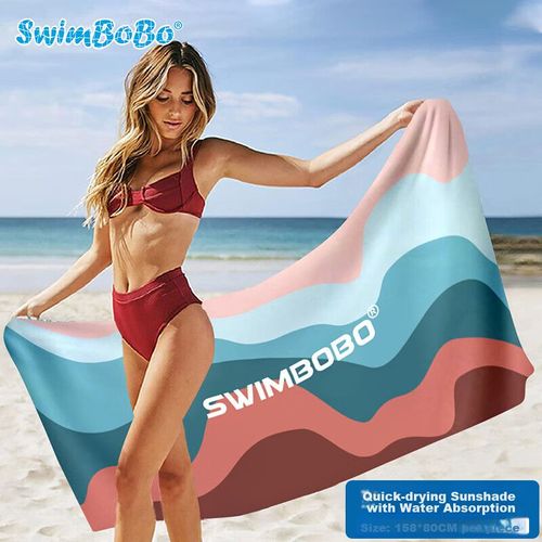 Swimbobo Toalla de Secado Rápido para Hombre y Mujer